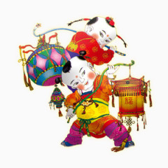 节日元素图案装饰
