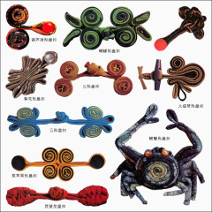 中国古典盘扣矢量图