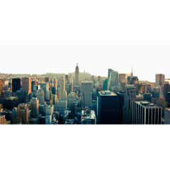 市中心高楼大厦街道