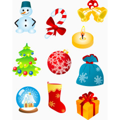 矢量圣诞节PNG素材集合