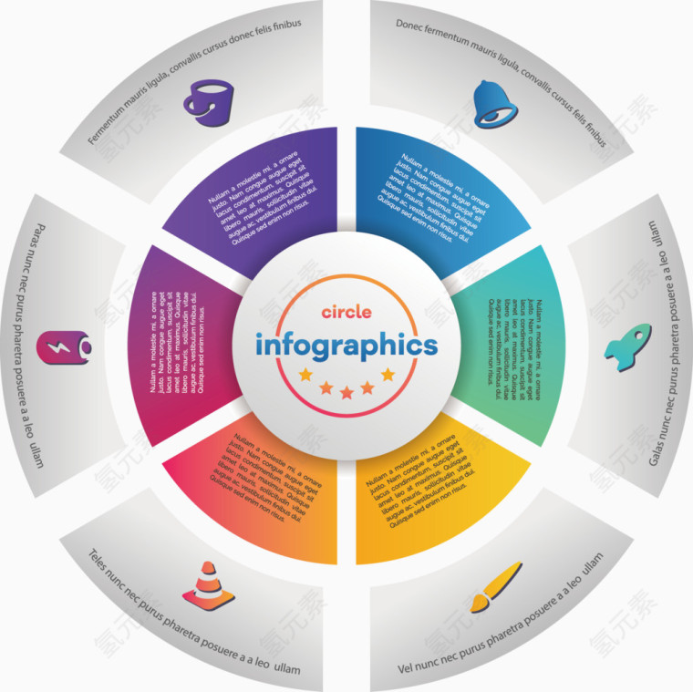矢量手绘分析图