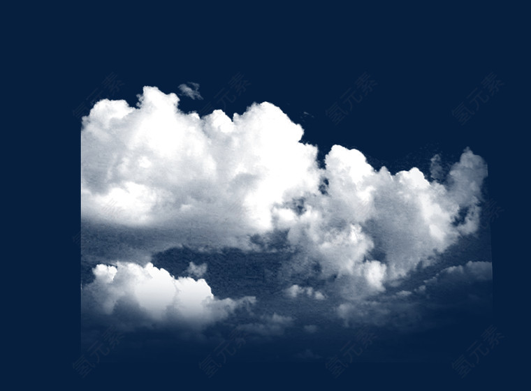 天空中的云