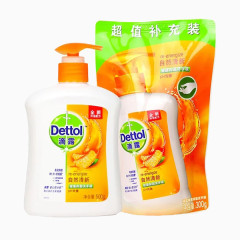 Dettol 滴露 自然清新洗手液 500克/瓶 黄