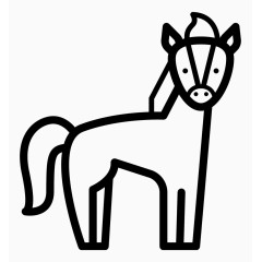 简约 动物 线条 生肖