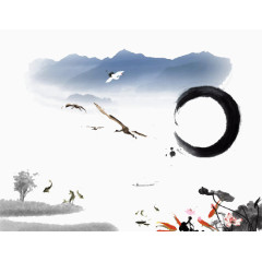 中国古风山水图片