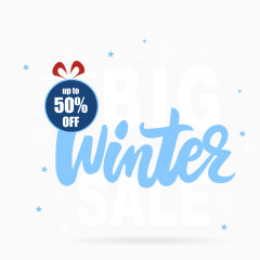 圣诞节冬季标签