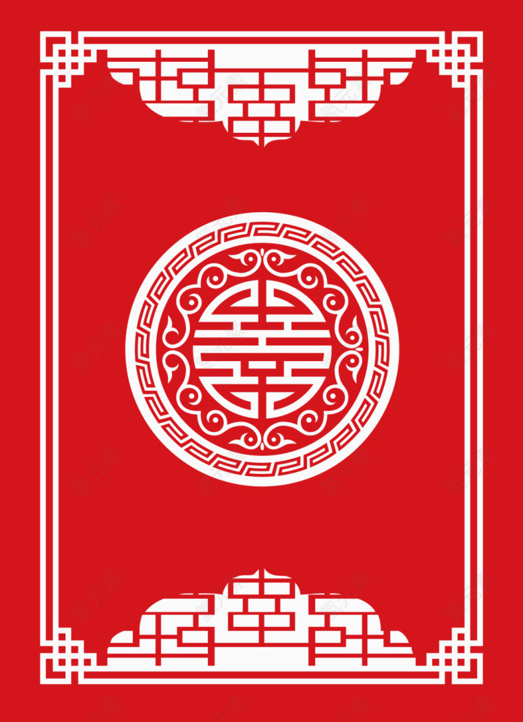 窗花矢量