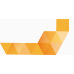 黄色渐变图案矢量图