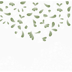 矢量淡雅花纹背景