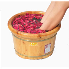玫瑰花泡脚
