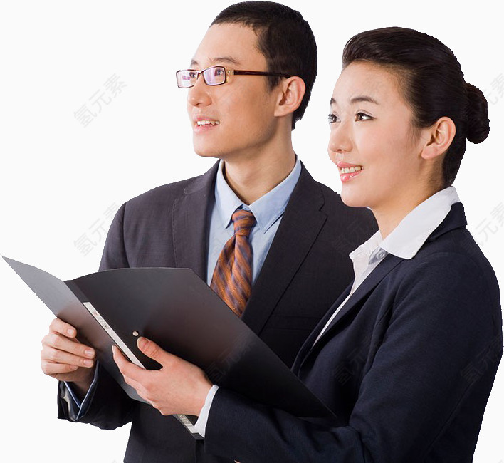 商务人士汇报