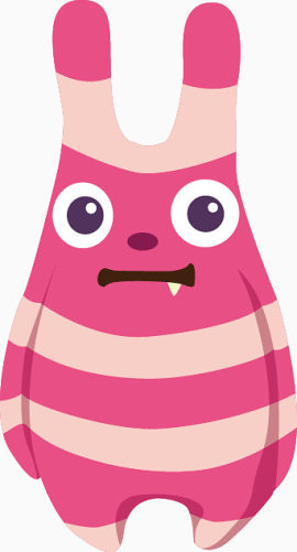 粉色可爱卡通图案