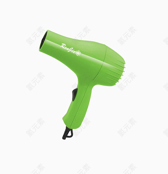 绿色吹风机