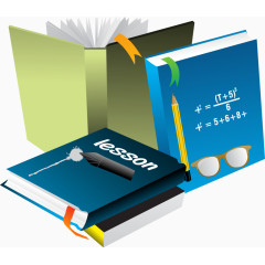 简约教育矢量图