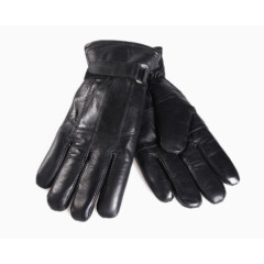 保暖羊皮毛一体真皮手套