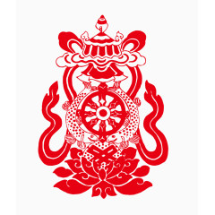 矢量佛教图案