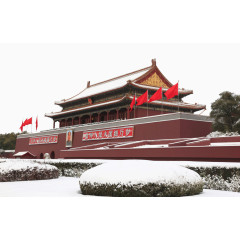 冬天的天安门