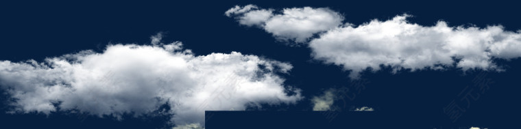 白色烟雾雪花漂浮装饰图案