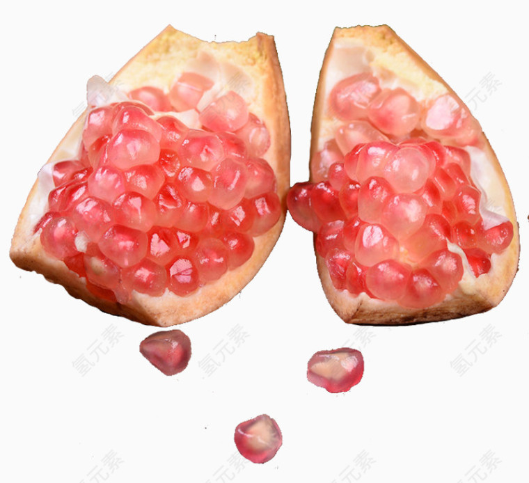 两半石榴