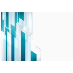 时尚 蓝色几何形 背景装饰  矢量图 发光