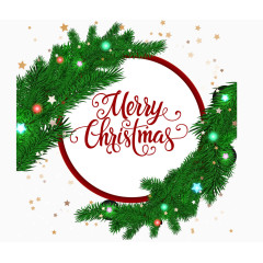 对称树叶边框卡片