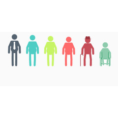 人物的变化ppt素材