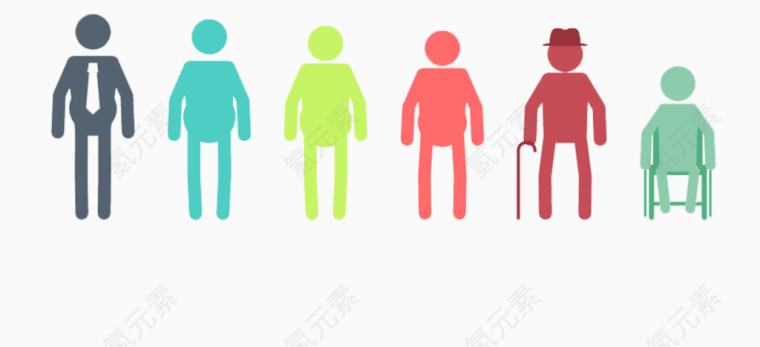 人物的变化ppt素材