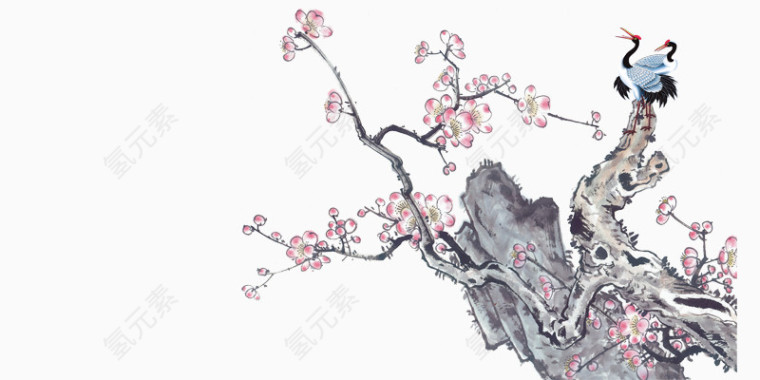 冬季淡雅梅花