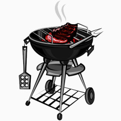 逼真的烧烤架子