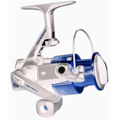 产品实物渔具吊杆蓝色金属转轴