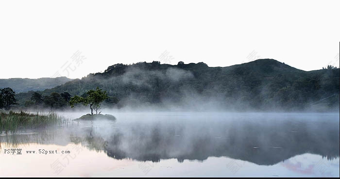 水墨山水画