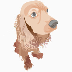 矢量宠物金毛狗