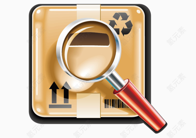 矢量放大镜图案