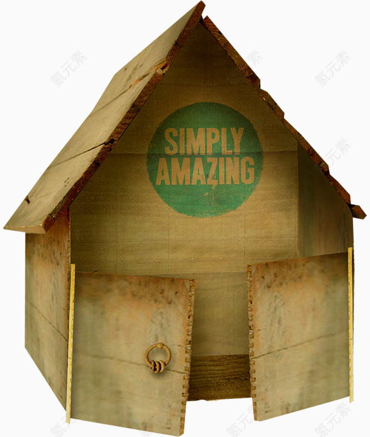 可爱的木质小屋