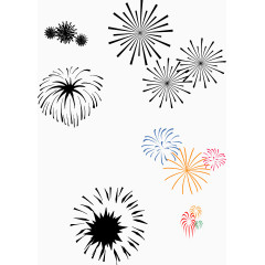烟火矢量图