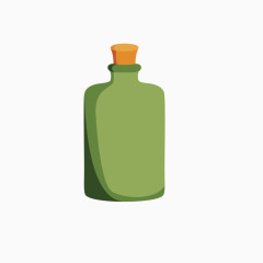 绿色瓶子