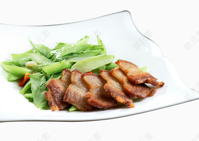芥菜炒走油肉