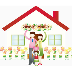 矢量甜蜜之家