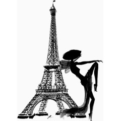 黑色优雅法国封面