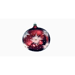 红色圣诞礼物球