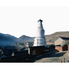 五台山标志大白塔