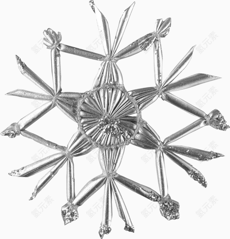 金属创意雪花