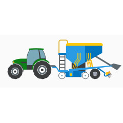 矢量播种机素材