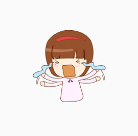大哭的小女孩
