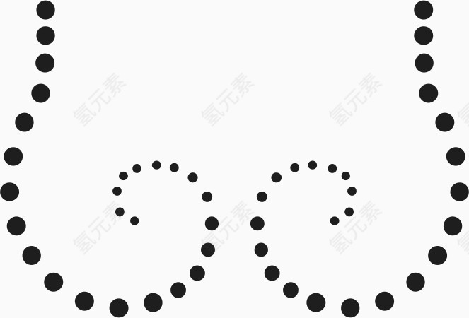 点线面构图底纹角花素材