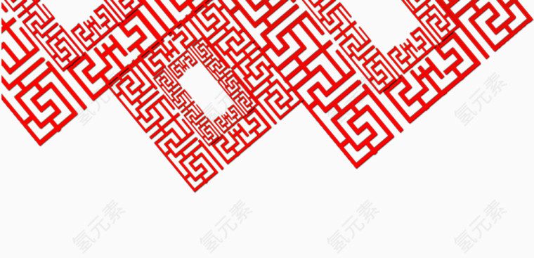 简约中国风底纹