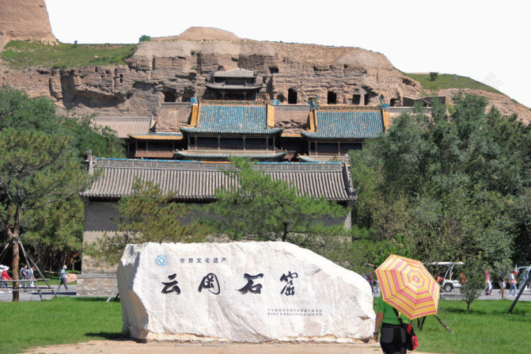 山西大同云冈石窟风景区