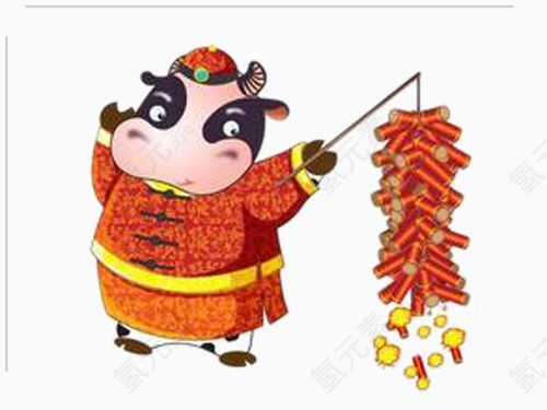 美丽的礼花鞭炮