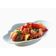 青红辣椒炒甜酸里脊咕噜肉