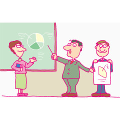 讲课矢量课程素材